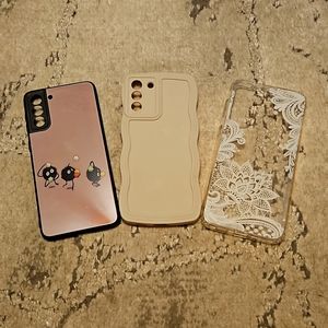 Lot of Samsung S21+ cases